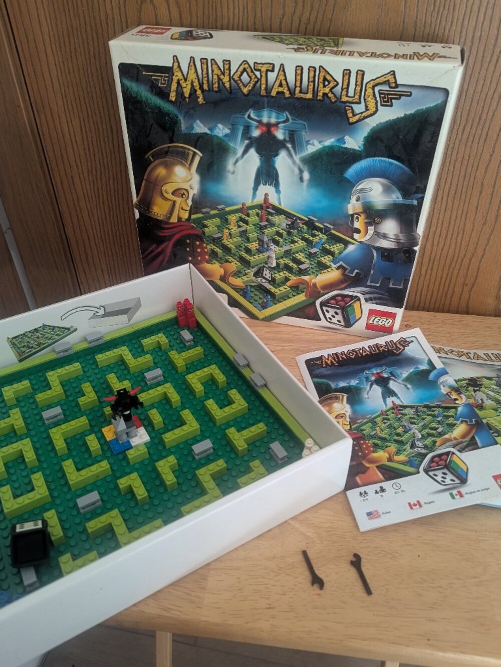 Lego 3841 Minotaurus Buildable Board Game w/ Instructions-Replacement Parts